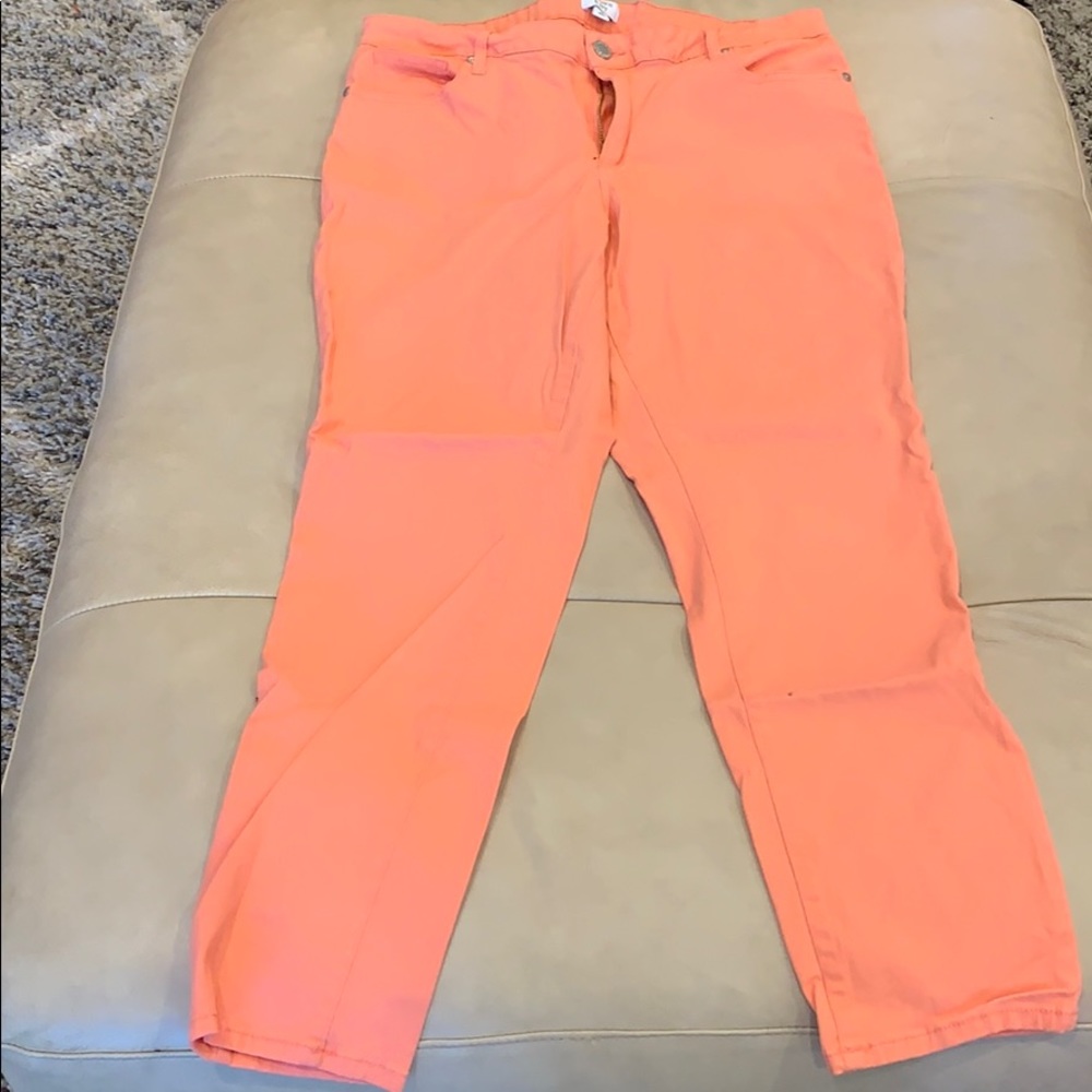 pink jeans
